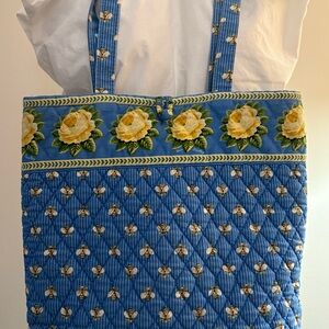 Vera Bradley Blue Bee/Bee Garden Tote